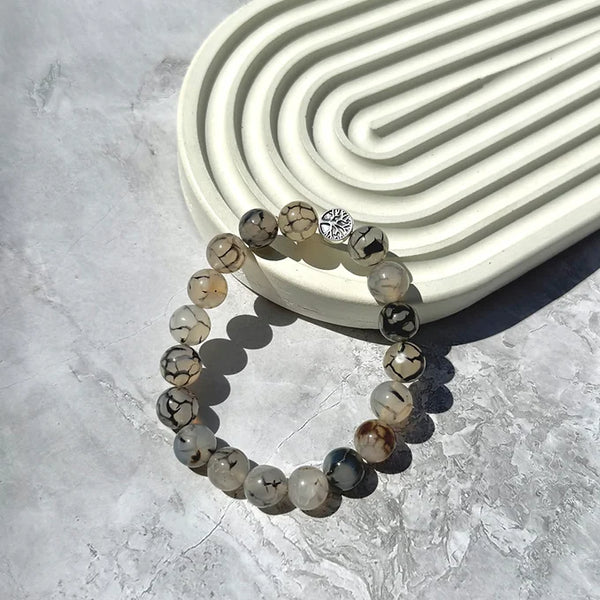 Attract the right Network Dragon vein agate bracelet