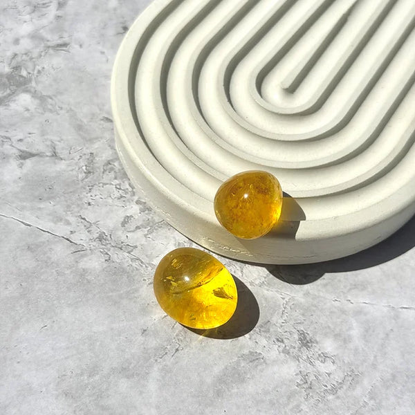 Abundance Manifestor Citrine tumble set (Polished)