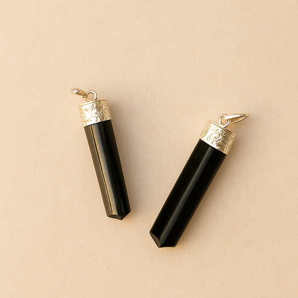 Protection from Black Magic and Evil Eye Black Tourmaline Pendant