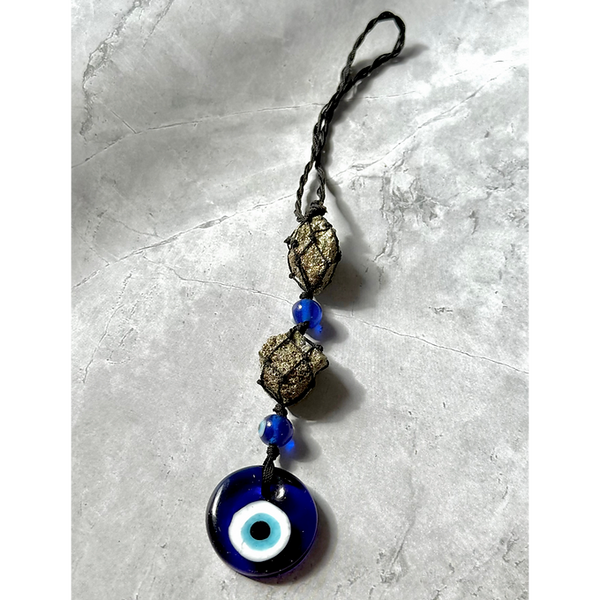 Pyrite Evil Eye Protection Hanger