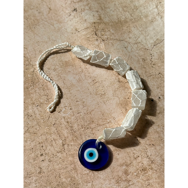 Evil Eye & Selenite Protection Hanger