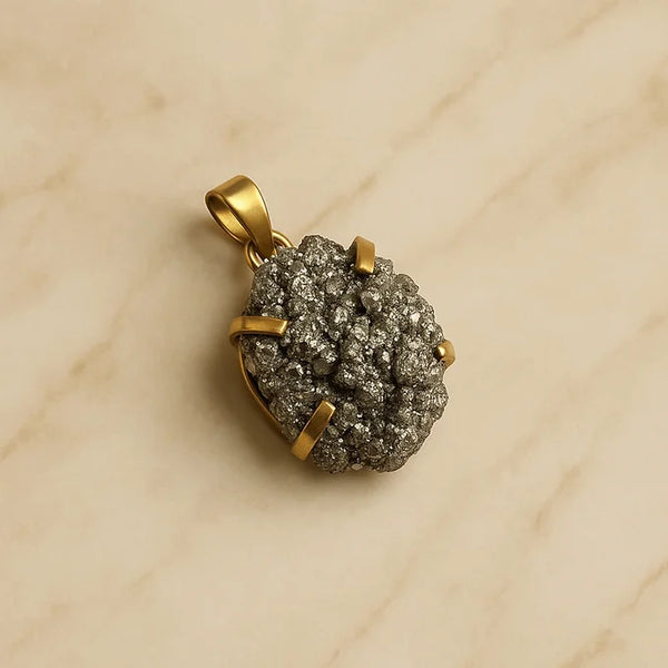 Wealth attractor Peruvian Pyrite Pendant