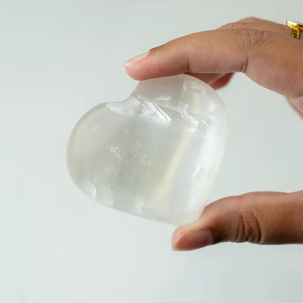 The Ultimate AURA & SPACE Cleanser Selenite Heart