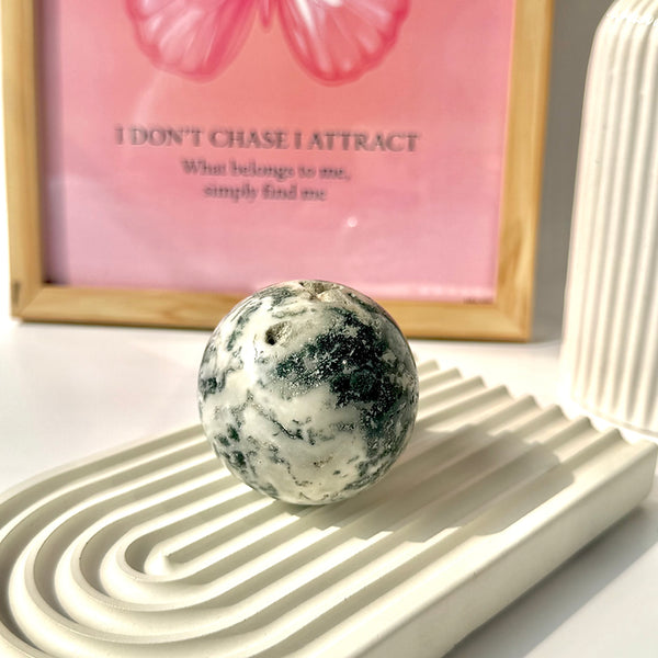 Growth and expansion Tree Agate Sphere