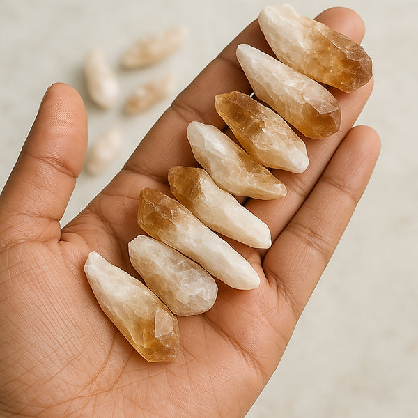 Citrine tumble set (Raw)