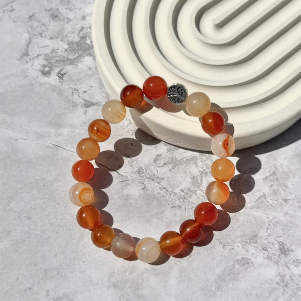 Confidence and Vitality Carnelian Bracelet